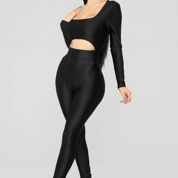 Fashion Nova Pants - Black Jumpsuit
